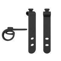 63mm wieder verwendbare Silikonkabel-Organizer-Kabelbinder Bunte wieder verwendbare elastische Silikonkautschuk-Kabelbinder Silikon-Kabelbinder