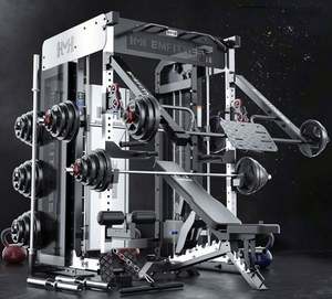 เครื่องสมิธแมชชีน SK-EM996A อุปกรณ์ฝึกความแข็งแรงอเนกประสงค์ โครงสร้างเหล็ก เป็นมิตรกับสิ่งแวดล้อม พกพาสะดวก สำหรับใช้ในเชิงพาณิชย์/ที่บ้าน - Product Image 2