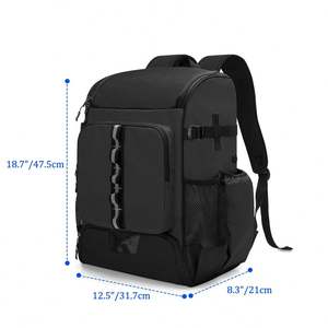 Wholesale Outdoor Sport Equipment Bag Youth Polyester Softball Baseball Bat <b>Backpack</b> With Shoes Compartment - Product Image 3