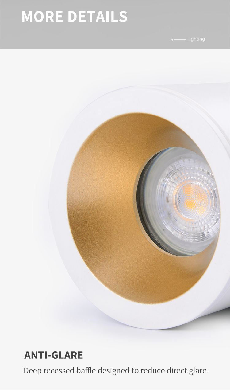 3watt IP65 Ceiling Mounted Down Lights , Surface Mounted Cylinder Downlight