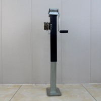 Haute qualité 7000lbs 15 pouces cubique remorque crics pas cher prix galvanisé mécanique main ascenseur nouvelle condition tuyau support de montage jambe
