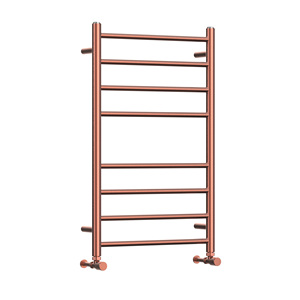 Radiador de Toallas Hidrónico de Acero con Acabado PVD Cepillado, Estilo Moderno y Lujoso, Personalizado OEM - Product Image 4