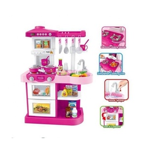 Nuevo Juego de Cocina de Simulación de Moda, Juego de Juguetes de Vajilla Multifuncional, Mesa de Cocina con Grifo y Rociador de Agua - Product Image 4
