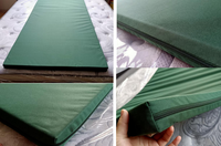 Matelas en mousse PU ignifuge pour le camping, matelas de marche pour troupes, vente en gros d'usine, prix bas, 2/3/4/5 pouces