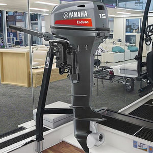 Con Yamaha E15dml 6 b4 Enduro albero lungo fuoribordo motore barca a motore a caldo 15hp <span class=keywords><strong>2</strong></span> tempi manuale timone/telecomando CDI - Product Image 6