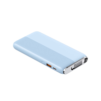 Batterie externe sans fil 10000mah de haute qualité Fil d'attraction magnétique Chargement sans fil