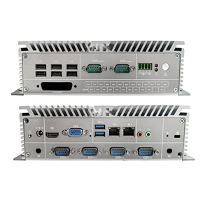 DC 12V o 4 PIN ATX Power <span class=keywords><strong>Core</strong></span> <span class=keywords><strong>i5</strong></span> <span class=keywords><strong>7300U</strong></span> placa madre con procesador Embedded Wall Pc Box - Product Image 1