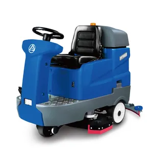 China Suppliers AR-X9 Heavy Duty Electric Auto Driving Floor Scrubber Cleaning Ride on Floor Scrubber Machine