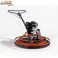 Truelle à béton à essence haute puissance ZUJI 5,5 CV, 150 tr/min, profondeur de travail 8-10 cm, moteur et boîte de vitesses, finisseur de ciment ZJ100
