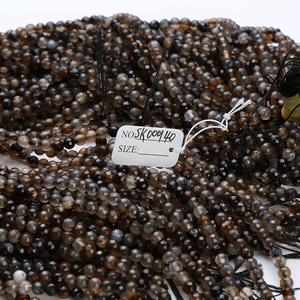 ลูกปัดพลอยอาเกตธรรมชาติทรงบริลเลียนต์คัท 2079 สำหรับทำเครื่องประดับ ขนาด 8 มม. และตัวเลือกความสูงของสินค้า 3 มม. - Product Image 3