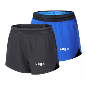 Shorts de sport pour homme haute performance, anti-odeurs, pour l'été, avec poches zippées - Product Image 2