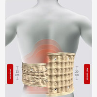 Ceinture de soutien lombaire gonflable OEM pour femmes et hommes, dispositif de traction vertébrale, ceinture de décompression, corset amincissant, soulagement de la douleur