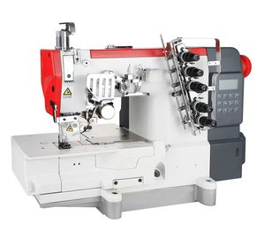 Machine à coudre industrielle à point de bourdon avec moteur pas à pas, coupe-fil à lit plat, engrenage et moteur, interlock automatique RONMACK RM-8500-01CB-UTDB - Product Image 3