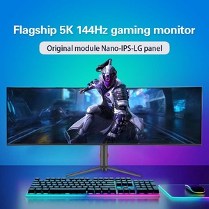 49-Inch <b>Gaming</b> Monitor with LED Display Low Blue <b>Light</b> Dual Built-In Speaker 75/144Hz Refresh Rate for Business Use - Product Image 5