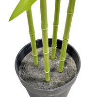 Vente en gros d'arbres en bambou artificiel en plastique de 150 cm - Design moderne, décoration réaliste pour la maison et le bureau