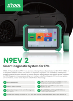 Sistema de Diagnóstico Inteligente Xtool N9EV 2, Detección de Paquetes de Baterías DoIP CAN-FD para Diagnóstico de Tesla y BYD, Codificación de ECU, 3 Años de Actualización Gratuita