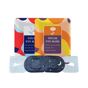 Trending vendita calda eye heat pad maschera a vapore maschera per gli occhi maschera per gli occhi istantanea autoriscaldante personalizzata per il sonno caldo