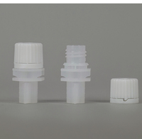 Bouchons à vis en plastique de qualité alimentaire de 7 mm pour emballages souples de boissons, miel et sauces