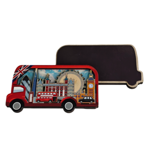 Diseño de Última Generación, Imanes de Madera para Refrigerador con Patrones Personalizados al por Mayor, Recuerdos de Ciudades Escocesas en 2D o 3D - Product Image 3