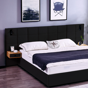 Modern Tufted Upholstered Storage <b>Bed</b> with Wooden <b>Frame</b> Fabric Bedroom Furniture Set for Girls-Full <b>Queen</b> <b>Size</b> Includes Drawers - Product Image 3