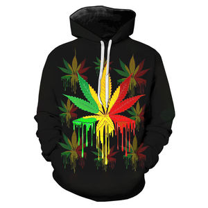 2024 <strong>Bob</strong> <strong>Marley</strong> 3D Printed <strong>Hoodies</strong> Weeds Printed <strong>Hoodies</strong> Men All Over Print OEM ODM Custom <strong>Hoody</strong> - Product Image 3