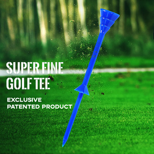 Tees de golf de plástico extra largos Enhua Golf Premium, tees duraderos para práctica de golf, hechos en China. - Product Image 2