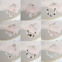 RINHOO Bracelet Tendance Créatif en Céramique Tressée à Motif Animalier, Bijou pour Couples, Étudiants et Filles, Idéal comme Cadeau