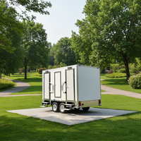 Toilettes portables de haute qualité avec douche intégrée pour camping, écoles, hôpitaux, bureaux, parcs – Écologiques, à double paroi et à prix abordable