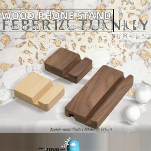 Support de téléphone en bois fait main, gravure laser gratuite, support de téléphone portable, support photo en bambou - Product Image 4