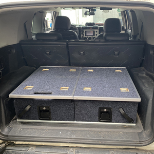 Offroad 4X4 Nhiệm Vụ Nặng Nề Công Suất Khóa Key Lưu Trữ Hộp Công Cụ Landcruiser 2011 + FJ Cruiser Giường Phía Sau Hàng Hóa Hệ Thống Ngăn Kéo - Product Image 2