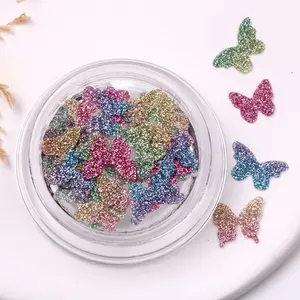 TSZS Newest Fantasy Butterfly Nail Art Accessories Diamond Butterfly for Nail Decoration Laser Butterfly Nail Sticker