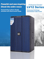 Haut-parleur passif 2 voies pleine gamme de 12 pouces pour sonorisation KTV, bar, club, live