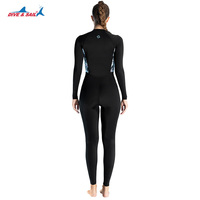DIVE & SAIL fabricant fermeture éclair avant femmes une pièce UPF50 + Spandex maillots de bain Rash Guard natation