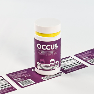 Waterproof Oil Proof Vinyl Roll Bottle Labels for Nutraceuticals | ISO 9001 Certified Custom Factory in Guangdong - Product Image 2