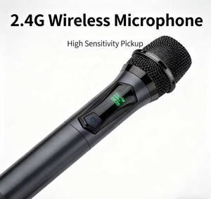 Aurora Sound U8 Rechargeable Wireless Dynamic Microphone System Single <strong>Mic</strong> for Karaoke Live Streaming Performance - Product Image 2
