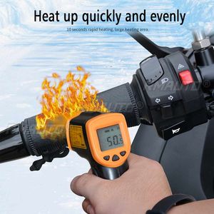 Cubierta de manillar calefactable USB para motocicleta, 3/5 velocidades, 22-30 mm, puños calefactables, empuñaduras eléctricas para coche, calentadores de manillar para invierno - Product Image 3