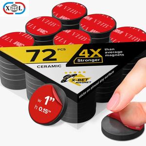 Aimants en ferrite 15x3 18x3 20x3 20x5 avec <span class=keywords><strong>adhésif</strong></span>, petits aimants ronds en céramique pour réfrigérateur, bouton, bricolage, mini artisanat, loisirs - Product Image 2