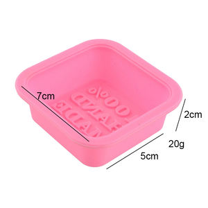 الجملة الغذاء الصف ثلاثية الأبعاد غير عصا مستطيلة الخبز المعجنات أدوات يدوية سيليكون قالب الصابون - Product Image 2