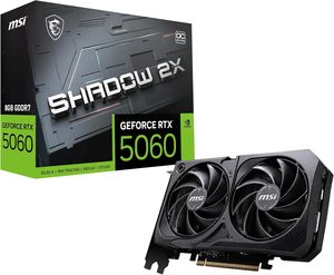 การ์ดจอ Gaming RTX 5060 8G Shadow 2X OC (8GB GDDR7, 128-bit, ประสิทธิภาพสูงสุด: 2535 MHz, DisplayPort X3 2.1a) RTX - Product Image 1