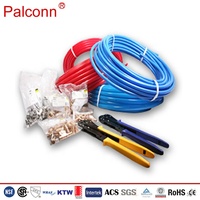 Tuyau PEX ASTM de 1/4'', 1/2'', 3/4'', 1'', 2'' et raccords pour la plomberie avec certification NSF