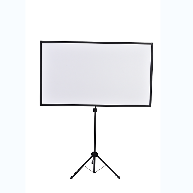 60-100Inch 160-Degree Wide Angle 4K HD Wrinkleless Portable Projector Screen Stand Indoor Outdoor 16:9 Carry Bag for Movie Home