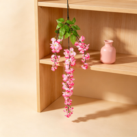 Bunga Lily Buatan Realistis Grosir, Bunga Sutra Multiwarna, Untaian Bunga Gaya Nordic untuk Natal, Thanksgiving, Tahun Baru, dan Pernikahan