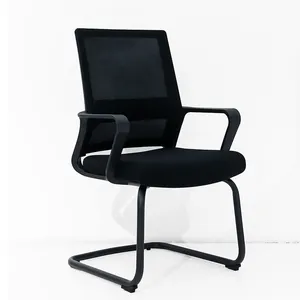 Сетчатый офисный стул для конференций от производителя Guangdong, черный стул для посетителей офиса, конференц-зала