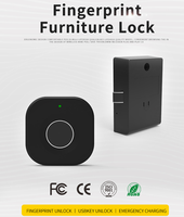 Best Sales Hochwertiges Smart Fingerprint Schubladen schloss ABS Electric Fingerprint Cabinet Lock Smart Home Cabinet Lock