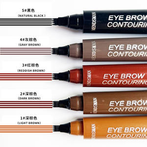 2022 populaire 5 couleurs disponibles outil de maquillage parfait contour des sourcils crayon à sourcils liquide - Product Image 6