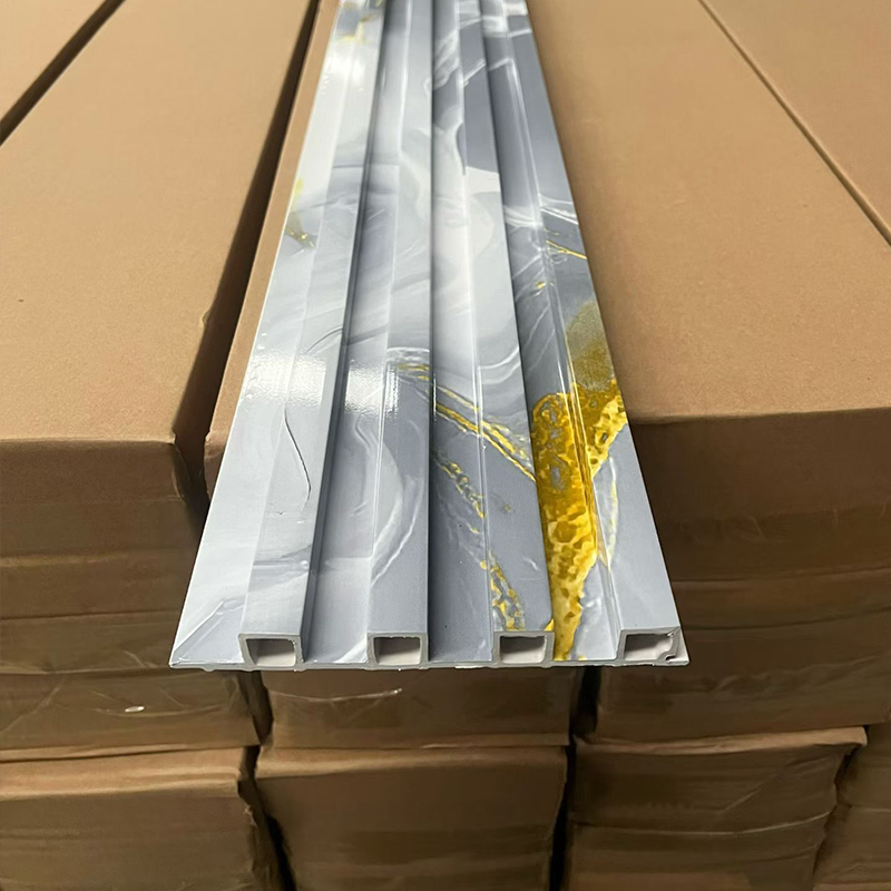 Modern Waterproof Fireproof Fluted Wpc Panel Pvc Interior Decoration ...