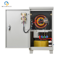 Regulador de Voltaje Automático Monofásico WESNELE de 10kVA, 15kVA, 20kVA, Estabilizador AVR, Salida de 220V CA, Frecuencia de 50Hz, Uso SVC