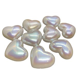 Lo último en forma de corazón Mapei Pearl, accesorios de joyería coloridos de media cara, Pendientes colgantes, accesorios DIY - Product Image 1