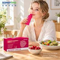 Raspberypeptide Fruit- en Groentevoedingsvezeldrank, Prebiotische Sap voor Dagelijkse Ondersteuning van de Spijsvertering