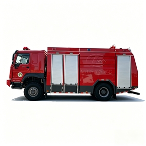 Camion de lutte contre les incendies SINO HOWO 4X4 8000 litres, camion de lutte contre les incendies forestiers 2000 gallons, véhicules de lutte contre les incendies de forêt de 8 tonnes - Product Image 1